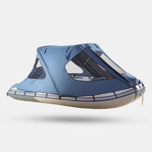 Тент ходовой с каркасом для лодок Gladiator E450PRO цифровой камуфляж серии AIR PRO (E)