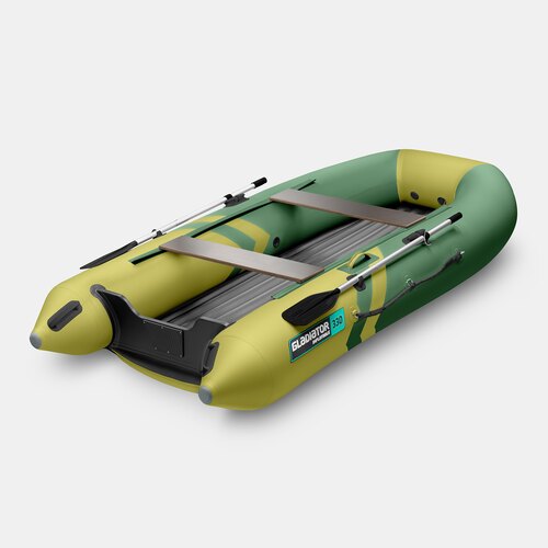 Надувная лодка GLADIATOR E330SL зелено-оливковый
