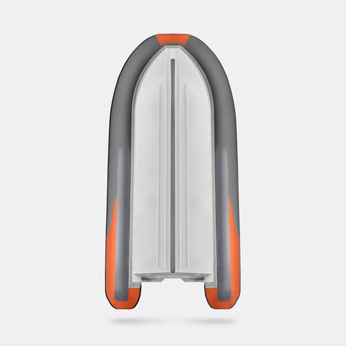 Надувная лодка RIB GLADIATOR AL 420 оранжево-темносерый (СПб)