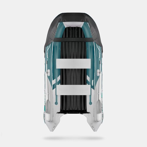 Надувная лодка GLADIATOR E380X морской зеленый-белый