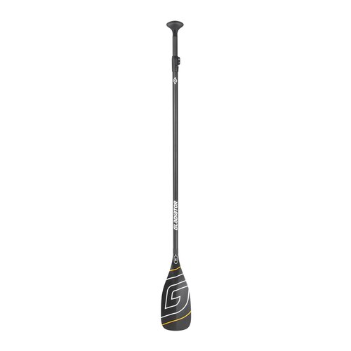 SUP весло Gladiator Sport Carbon black/black-yellov 2-части, лопатка M