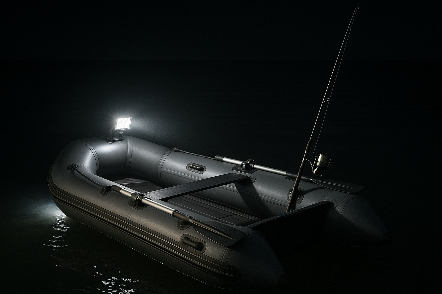 Как оснастить ПВХ-лодку для ночной рыбалки